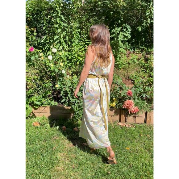 Vintage 1970s Vassarette Pastel Lace Slip Dress Nightgown (Maxi) - Picture 4 of 11